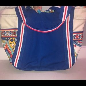 ⛵️ Vera Bradley Small Colorblock Tote - Marina Paisley